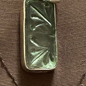 Beautiful sterling silver (marked) pendant.